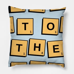 Eat It on the Table Funny T-shirt Pillow