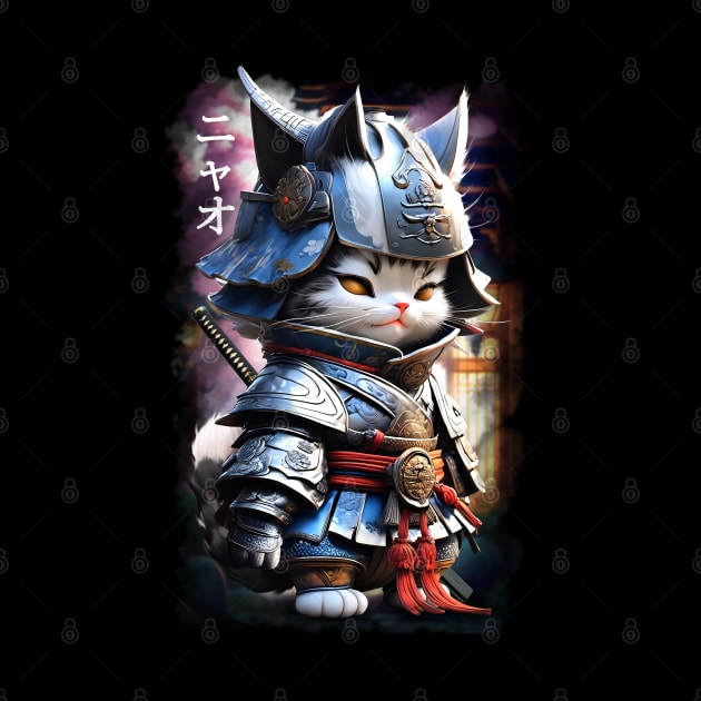 Samurai Cat 01 by KawaiiDread