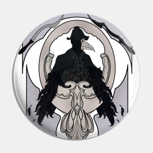 Bloodborne art nouveau - Eileen the Crow Pin