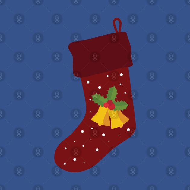 Christmas Stocking with bells by holidaystore