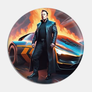 X-Man Elon Musk Pin