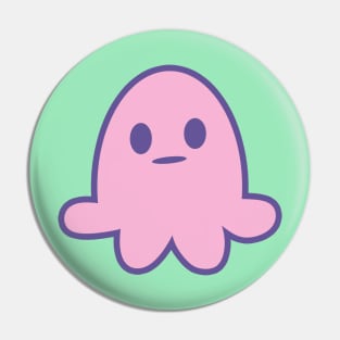 Cute pink octopus Pin