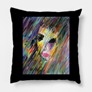 Colorful portrait Pillow