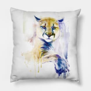 Resting Cougar Pillow