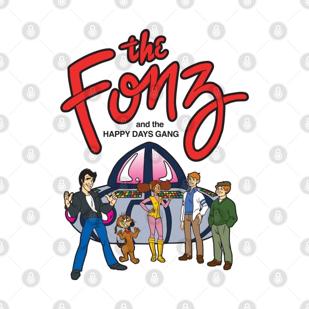 The Fonz Cartoon by Chewbaccadoll