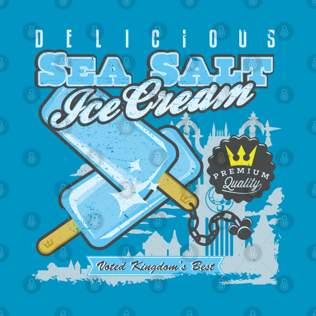 Kingdom's Best Sea Salt Ice Cream Kingdom Hearts TShirt TeePublic