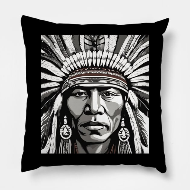 Portrait of an Indian Pillow by XtremePizels