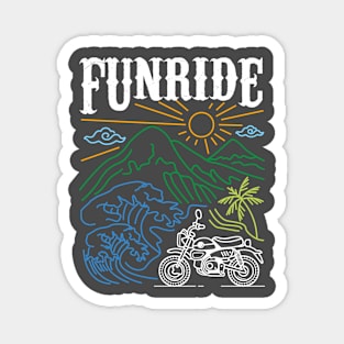 Fun Ride Motorbike Magnet
