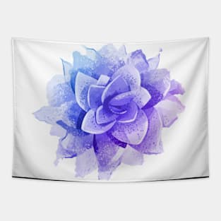 Purple Pastel Cactus Succulent Tapestry