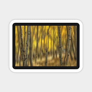 Fall Abstract Magnet