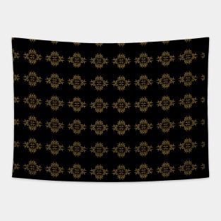 Ornament black and gold 5 Tapestry