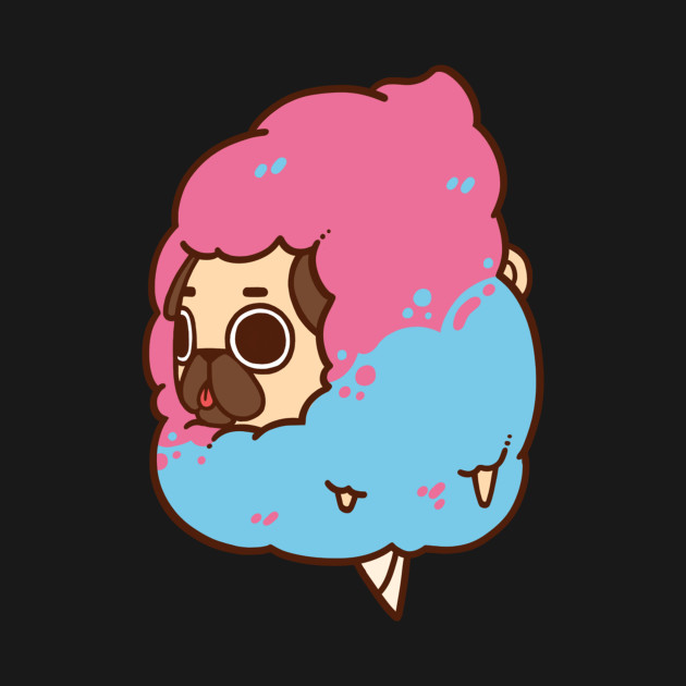 Disover Cotton Candy Puglie - Animal - T-Shirt