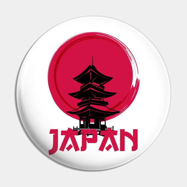 Japan Aesthetic Pin by ghostlytee