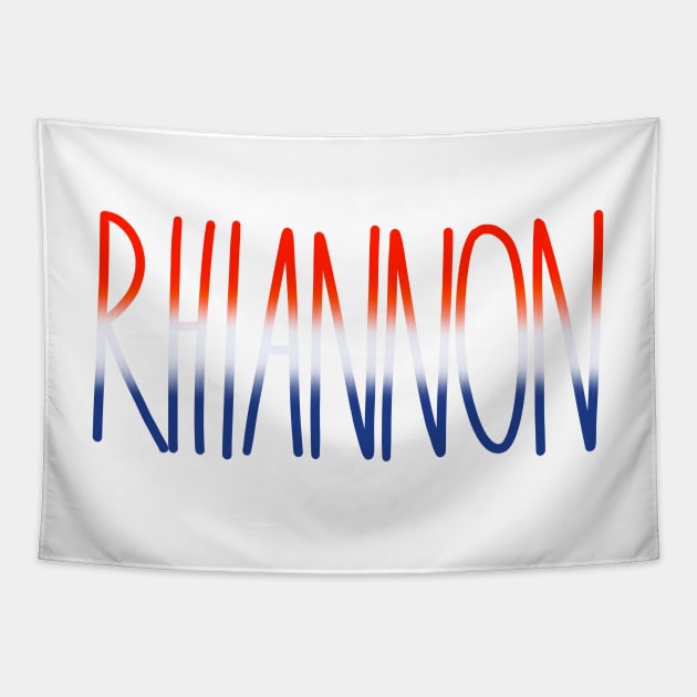 Rhiannon Red White Blue Tapestry by AlishaMSchil