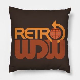 RetroWDW Stacked Logo Pillow