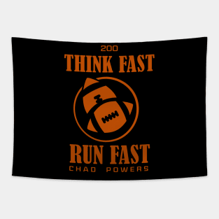 chad powers - think fast run fast Tapestry