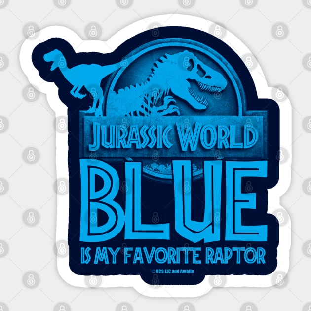 Jurassic World - Blue Raptor - Jurassic World - Sticker