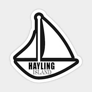 retro hayling island Magnet