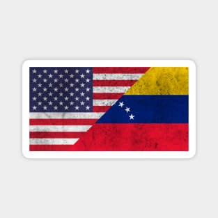 Venezuelan American Flag Magnet