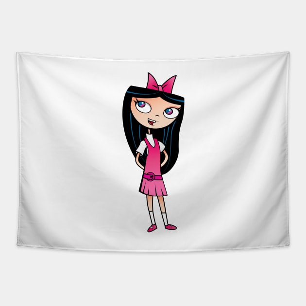 Isabella Phineas and Ferb Tapestry by kaelabp