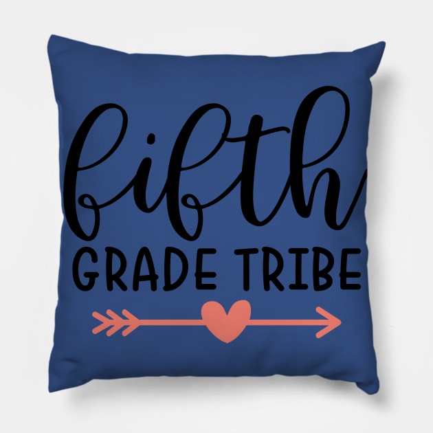 Fifth Grade Tribe Funny Kids School Back to School Pillow by ThreadSupreme