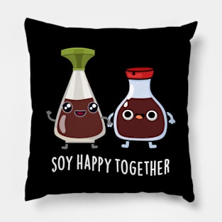Soy Happy Together Soy Sauce Pun Pillow