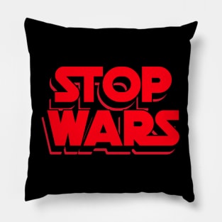 Stop Wars Anti War World Peace No War activist activism Pillow