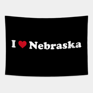 I ❤️ Nebraska Tapestry