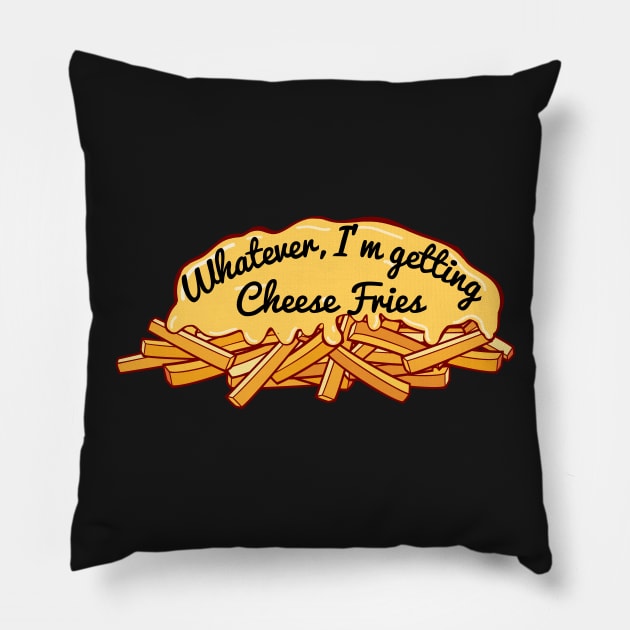 Cheese Fries Pillow by linarangel