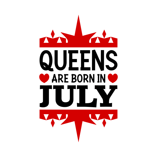 Queens are born in July by colorsplash