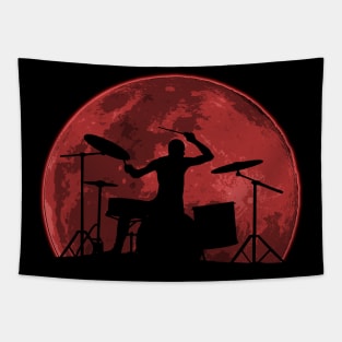 Night Drummer Tapestry