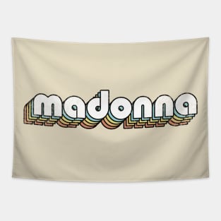 Madonna - Retro Rainbow Letters Tapestry