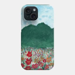 watercolor landscape Phone Case