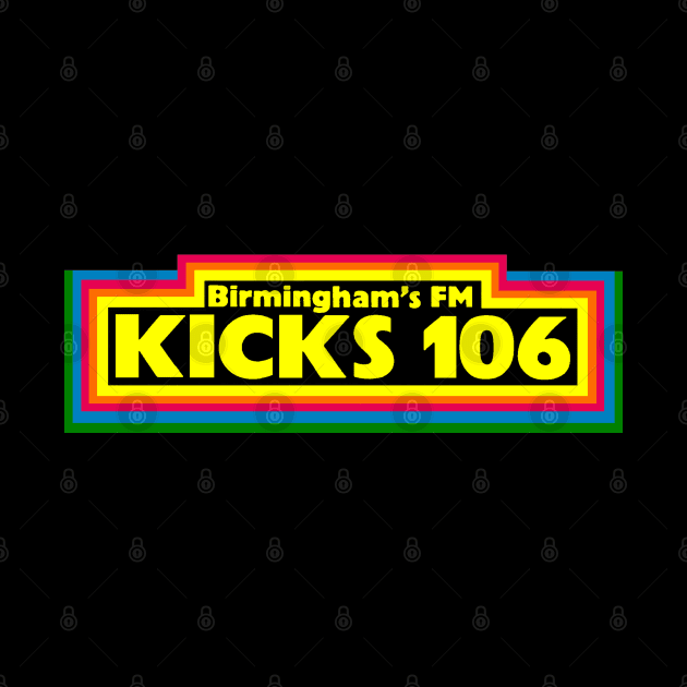 KICKS 106 BIRMINGHAM VINTAGE RADIO by thedeuce