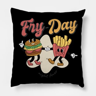 Fry Day Fun Day Funny Soulmate Pillow