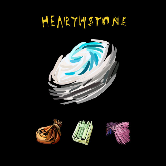 Hearthstone - Piedra de Hogar by Roningasadesign