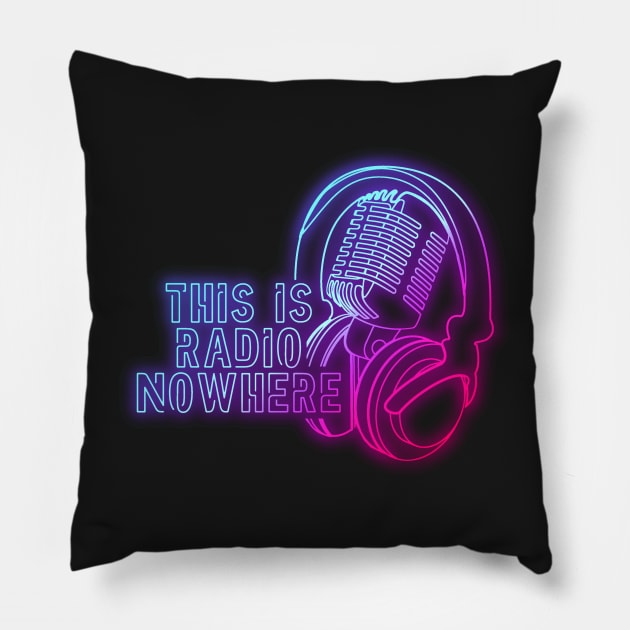 This is Radio Nowhere Pillow by MorvenLucky