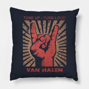 Tune up . Turn loud Van Halen Pillow