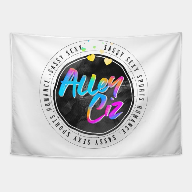 Alley Ciz circle logo Tapestry by Alley Ciz