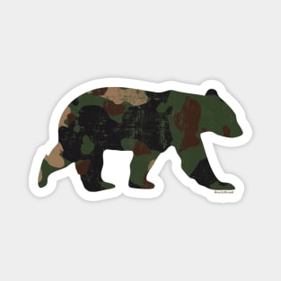 Mens Camouflage Daddy Bear | BearlyBrand Magnet