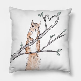 Lovely Little Squirrel Pillow