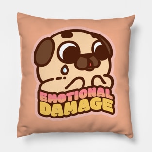 Emotional Damage Puglie Pillow