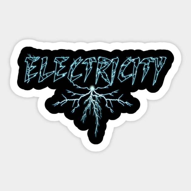 Electricity Thunder Bolt Lightning - Electricity - Sticker