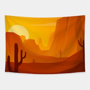 Desert Sunset Tapestry