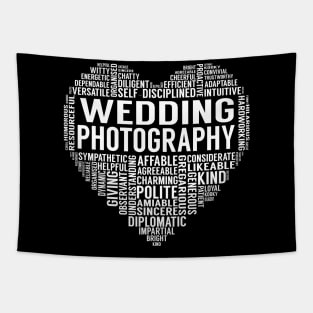Wedding Photography Heart Tapestry