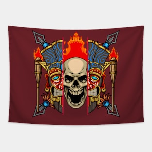 Tiki Mask 7.3 Tapestry