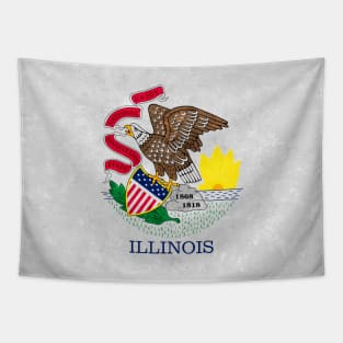 State flag of Illinois Tapestry