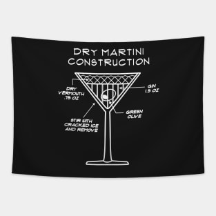 Dry Martini Construction Tapestry