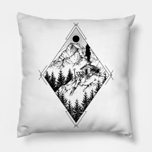 Into The Mountains Pillow