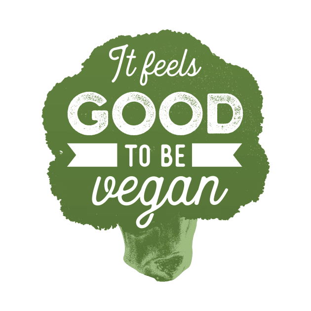 Vegan T-Shirt It Feels Good To Be Vegan by tsharks